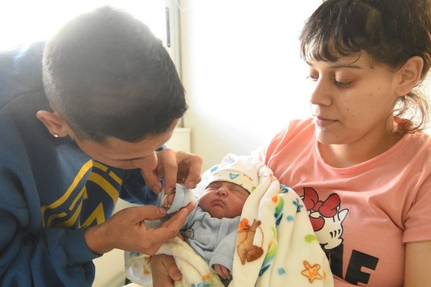 Es el primer hijo de la pareja. Créditos: Manuel Fabatia