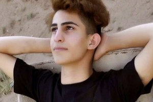 Mohammad Boroghani, de 19 años, fue condenado a muerte por el régimen de Irán.