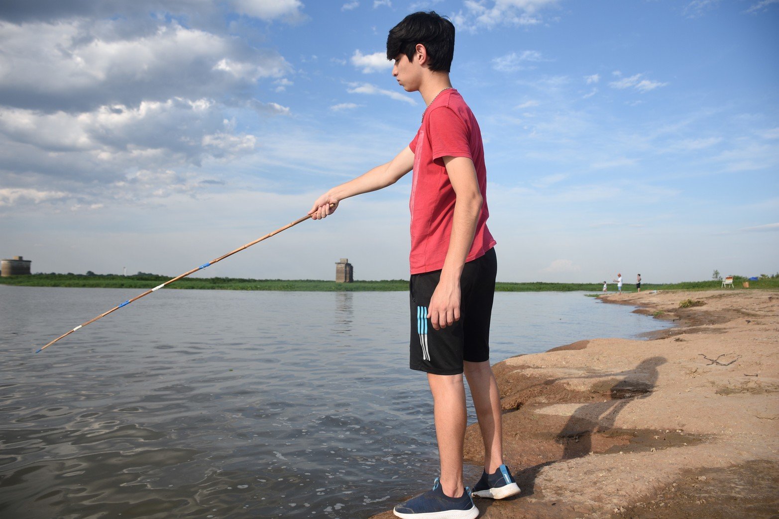 Tarde de poco pique en la Costanera Este. Foto: Manuel Fabatía