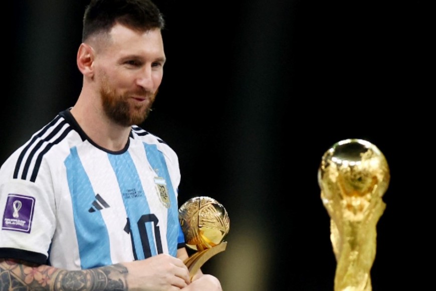 Lionel Messi también fue elegido el mejor jugador de Qatar 2022. Crédito: Reuters
