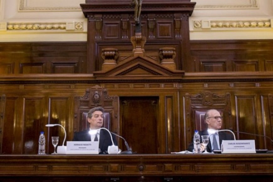 Miembros de la Corte Suprema de Justicia de la Nación Argentina.