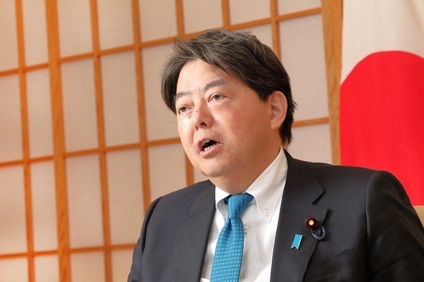 Hayashi Yoshimasa, ministro de Relaciones Exteriores de Japón. Crédito: Nippon