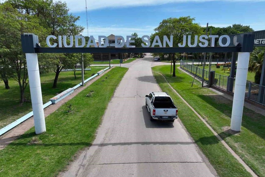 El portal de ingreso a la ciudad. Foto: El Litoral