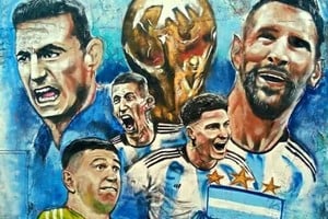 El homenaje de Dizit a la Selección Argentina campeón del mundo. Crédito: El Litoral