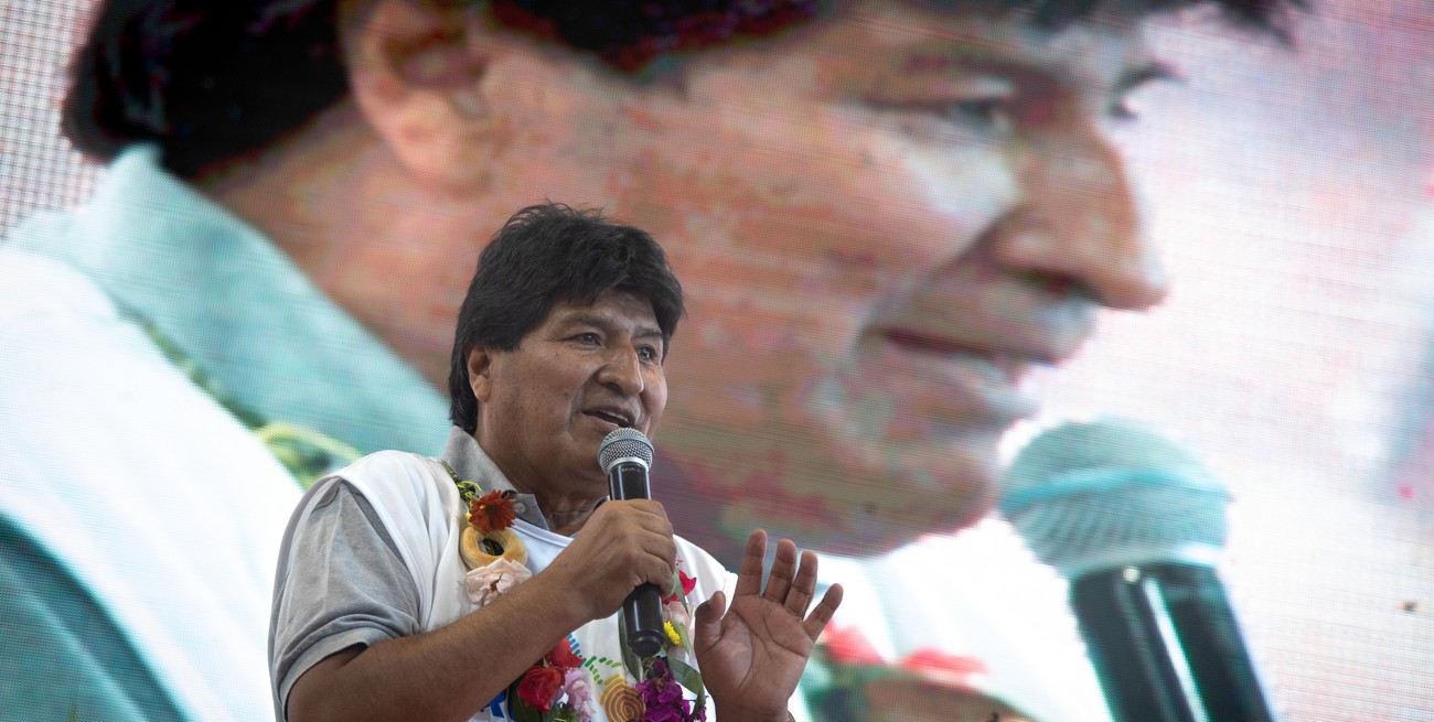Evo Morales fue muy crítico con Milei y puso en duda que concluya su mandato