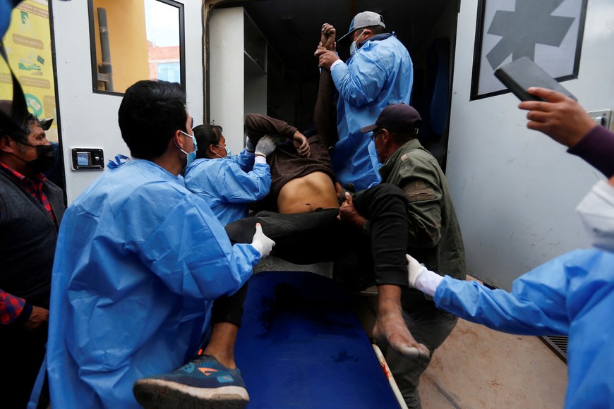 No detallaron con exactitud el número de heridos. Crédito: Hugo Courotto / Reuters