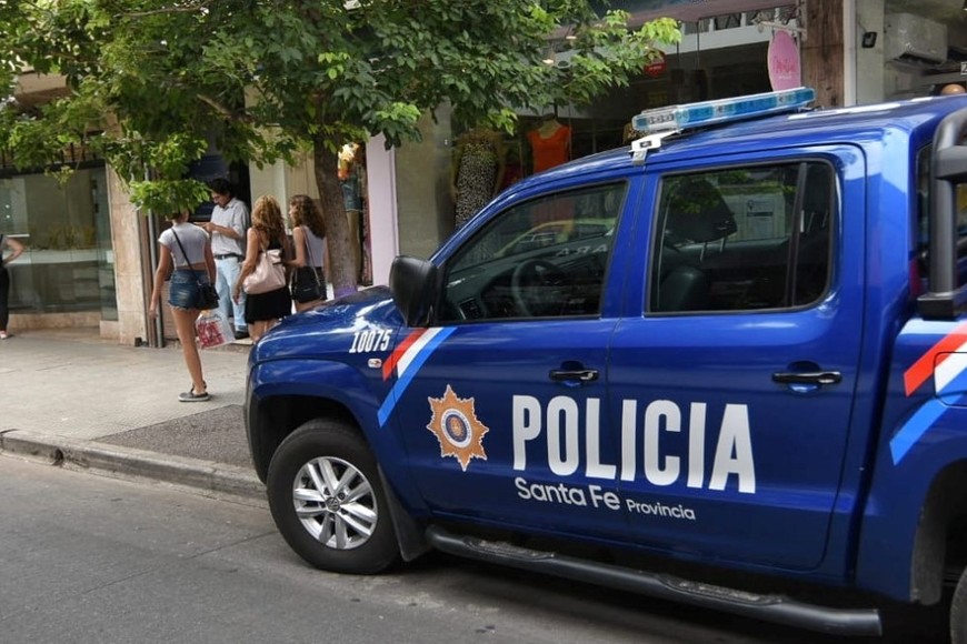 Personal policial se presentó en el sitio. Crédito: Pablo Aguirre