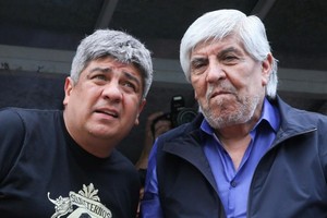 Pablo Moyano y Hugo Moyano.