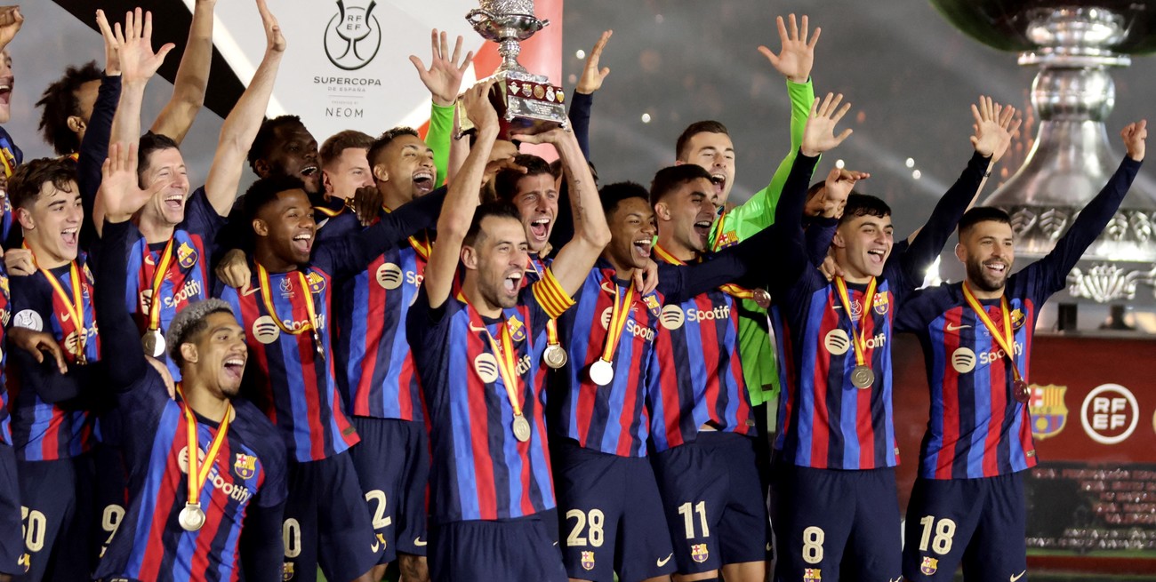 Barcelona venció a Real Madrid y se quedó con la Supercopa de España: primer título sin Messi