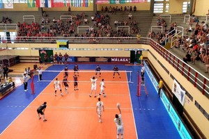 Partido entre Normal 3 y Salta Vóley.