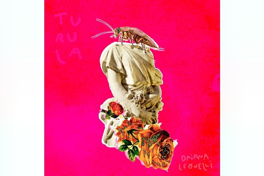 Portada de "Turula", tercer álbum de Daiana Leonelli, cantautora bonaerense radicada en Rosario.