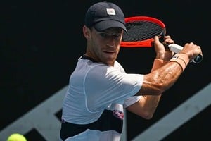 El argentino a paso firme en Melbourne. Crédito: Télam