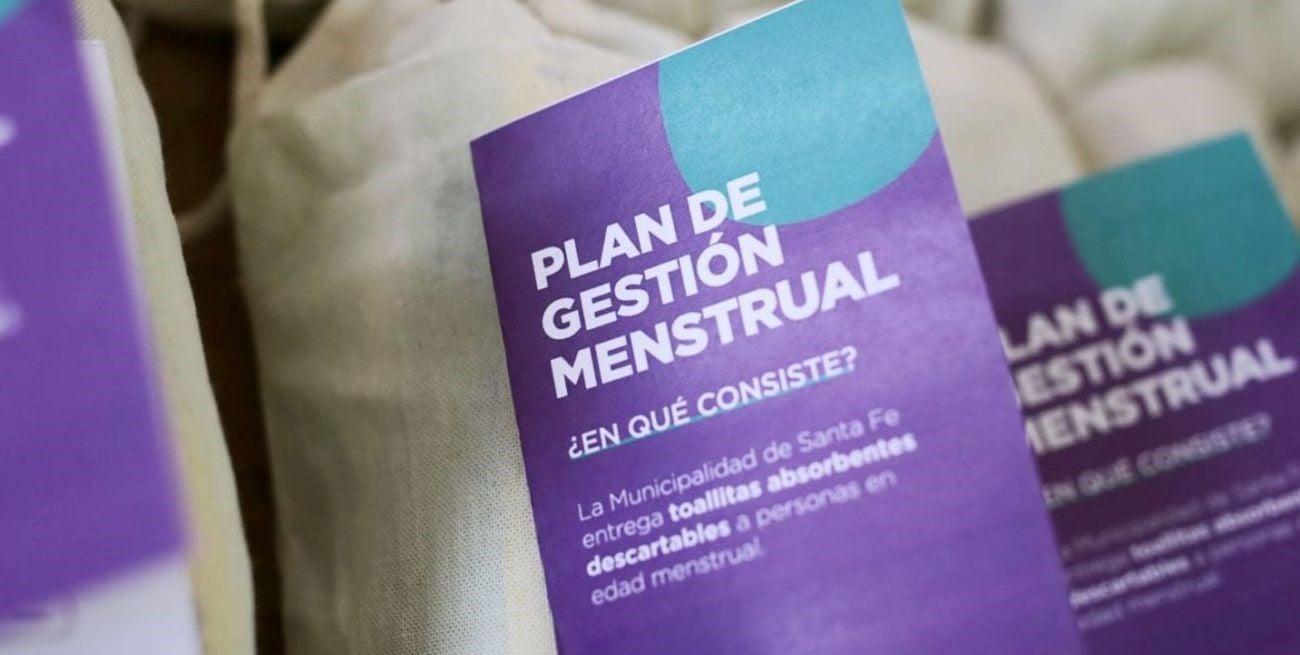 Más de 3.600 personas de Santa Fe son parte del Plan de Gestión Menstrual 
