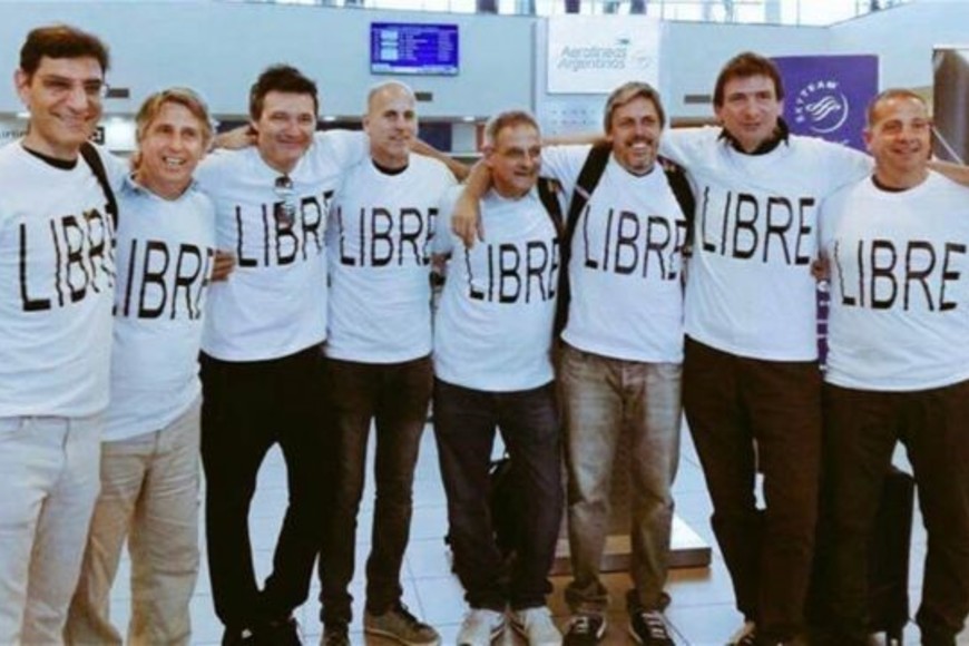 Las víctimas del atentado. 