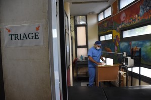 Triage. Es el que define la urgencia en la guardia del Alassia. Archivo.