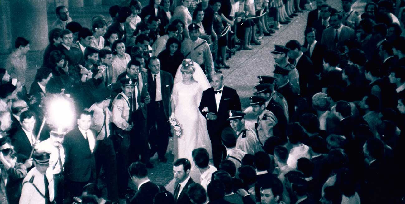 Una historia de amor en directo: el casamiento de Violeta Rivas y Nestor Fabián en la Basílica de Guadalupe