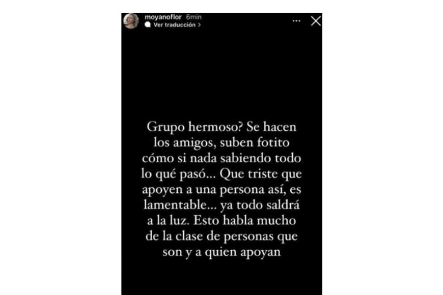 Flor Moyano lanzó una grave acusación contra Juan Martino.