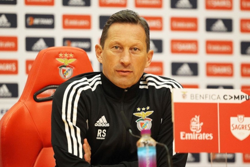 Roger Schmidt, entrenador del club portugués. Crédito: Prensa Benfica