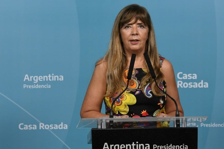 Gabriela Cerruti, portavoz de la Presidencia. Crédito: Prensa Presidencia