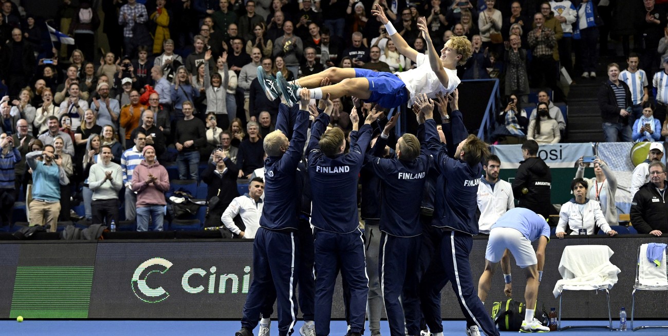 Copa Davis: Bagnis no pudo con Ruusuvuori y Argentina perdió la serie ante Finlandia