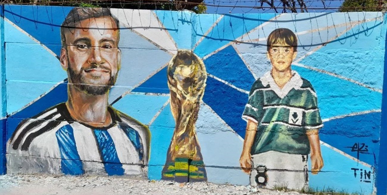 Nicolás Tagliafico: Otro Campeón del Mundo con mural propio