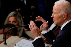 El presidente de los Estados Unidos, Joe Biden, pronuncia su discurso sobre el estado de la Unión en el Capitolio de los Estados Unidos. Créditos: Evelyn Hockstein/Reuters