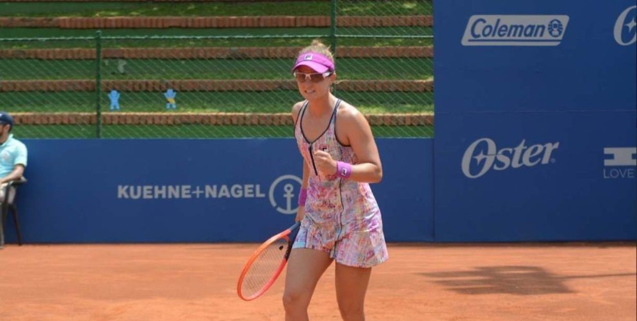 La rosarina Nadia Podoroska avanzó a las semifinales del torneo WTA de México