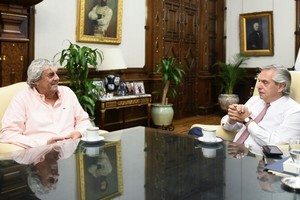 El presidente recibió al secretario general de UDA.