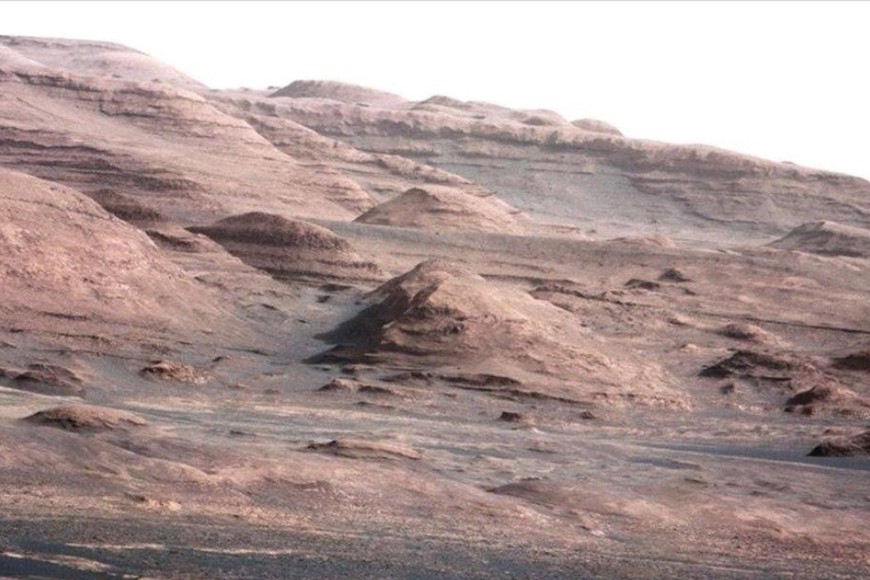Monte Sharp, objeto de estudio desde hace años. Crédito: NASA / JPL