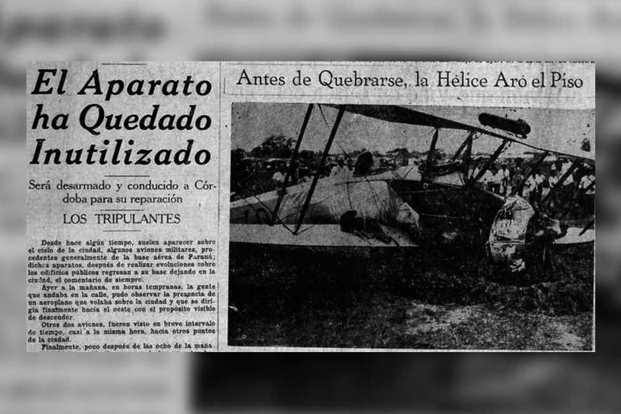 Memorias SF - accidente aereo sin victimas milagro