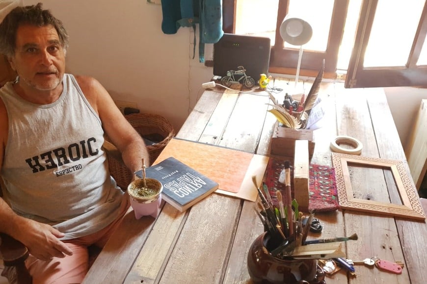 Trascendió la ficción. El periodista de Rufino, Hugo Basso. Crédito: Gentileza.