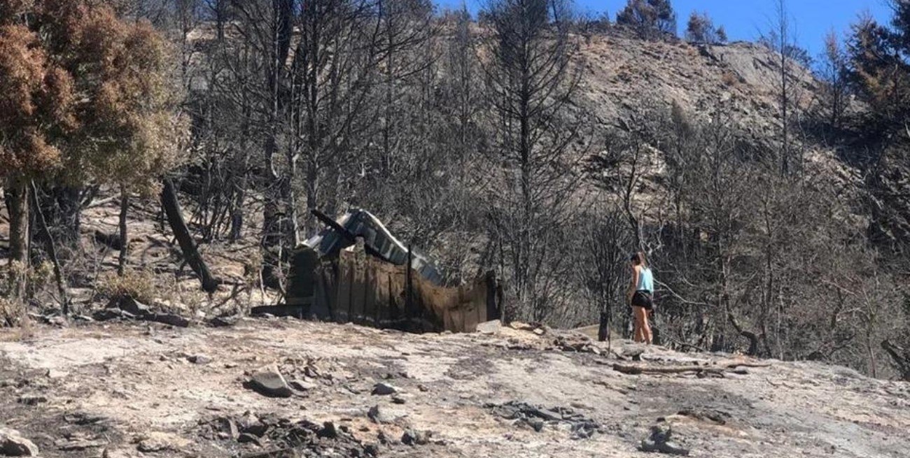 Fuego en Chubut: evacuaron vecinos de Lago Cholila y si continúa avanzando afectaría a Esquel