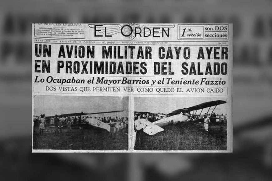Memorias SF - accidente aereo sin victimas milagro