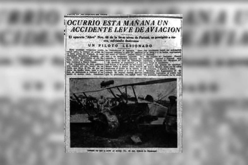 Memorias SF - accidente aereo sin victimas milagro