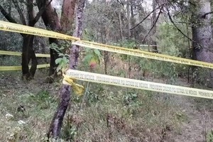 La zona quedó resguardada con cinta amarilla tras los trabajos realizados. Crédito: Captura de Pantalla.