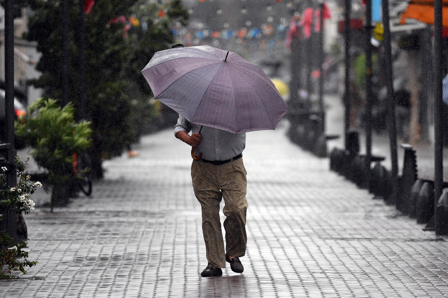 Después del sofocante calor volvió a llover en la ciudad. No alcanzó a los 10 mm.  Se prevén mas lluvias para esta semana.