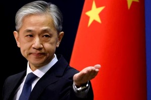 Portavoz del ministerio de Asuntos Exteriores de China, Wang Wenbin. Créditos: Thomas Peter/ Reuters