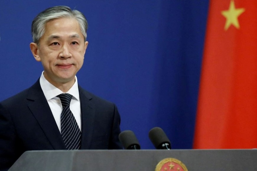 Wang Wenbin, portavoz del Ministerio de Relaciones Exteriores de China.