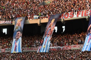 Importante presencia de los "millonarios". Crédito: Alejandro Santa Cruz / Télam