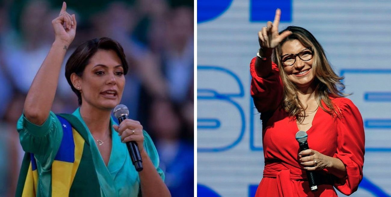 Las esposas de Bolsonaro y Lula: ¿candidatas a la presidencia de Brasil en 2026?