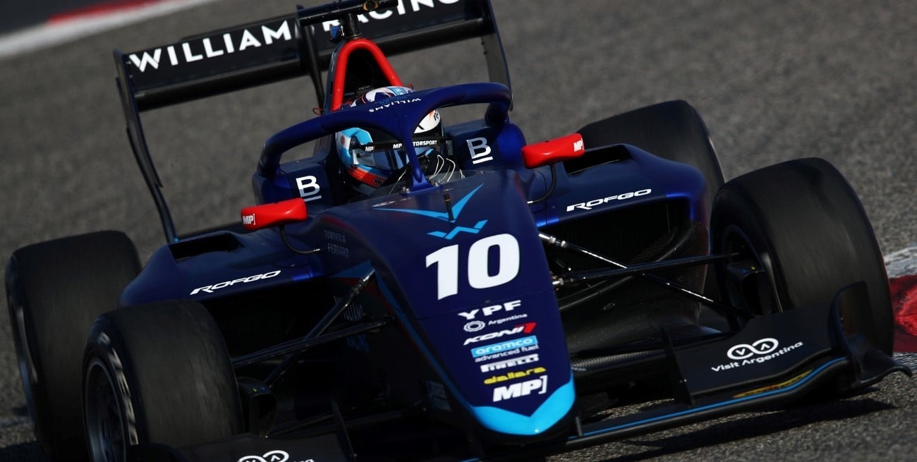 El argentino Franco Colapinto estrenó su nuevo auto en la Fórmula 3 como  miembro de la academia Williams - El Litoral