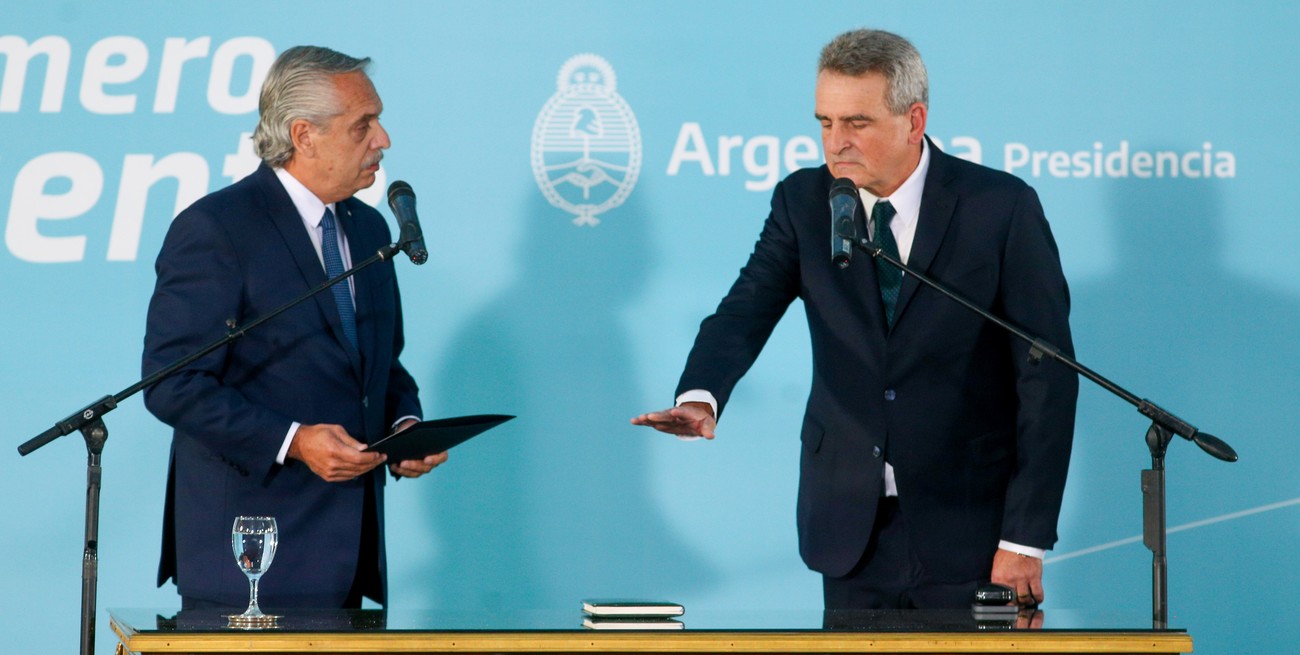 Agustín Rossi asumió como nuevo jefe de Gabinete
