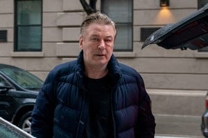 Actor Alec Baldwin departs his home, as he will be charged with involuntary manslaughter for the fatal shooting of cinematographer Halyna Hutchins on the set of the movie "Rust",  in New York, U.S., January 31, 2023. REUTERS/David 'Dee' Delgado
     TPX IMAGES OF THE DAY