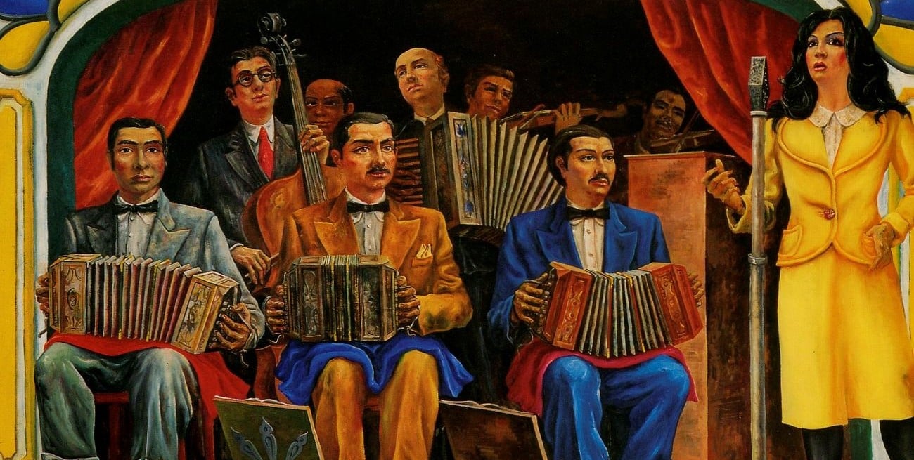 “Orquesta típica”, óleo sobre tela de Antonio Berni. Foto: Archivo El Litoral / Museo de Bellas Artes