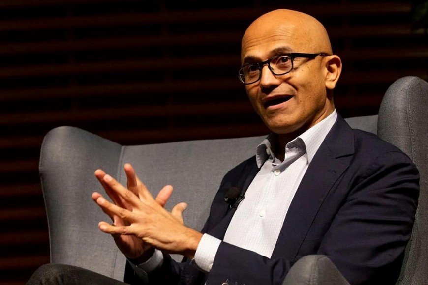 Satya Nadella, actual CEO de Microsoft.