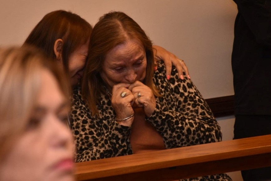 Familiares de Daniela asistieron a la lectura del veredicto.. Crédito: Flavio Raina