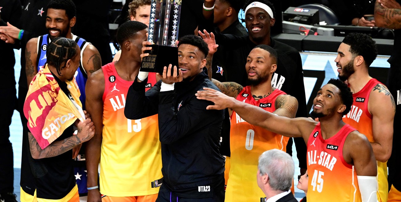 Las mejores imágenes del All-Star Game de la NBA con victoria del Team Giannis sobre el Team LeBron