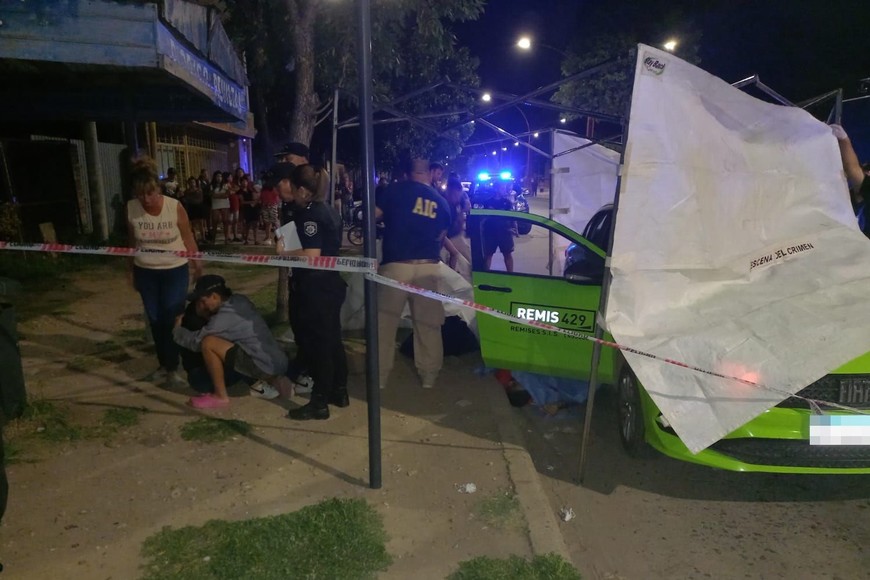 El hecho tuvo lugar en la esquina de la avenida Peñaloza y Gorostiaga.