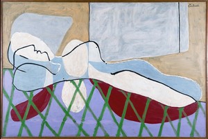 “Mujer recostada”, óleo sobre tela de Pablo Picasso. Foto: Museo de Bellas Artes