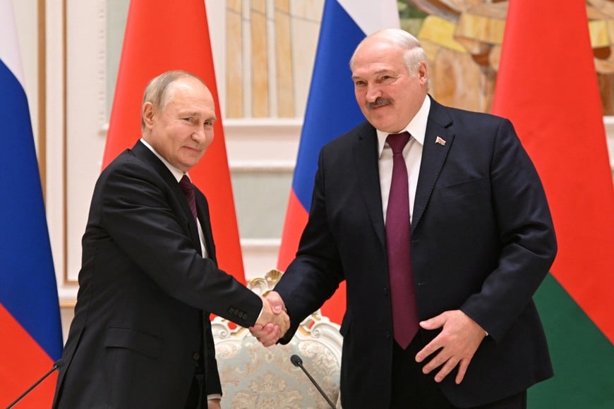 Putin y Lukashenko en un encuentro el pasado mes de diciembre en Minsk. Crédito: Sputnik / Pavel Bednyakov